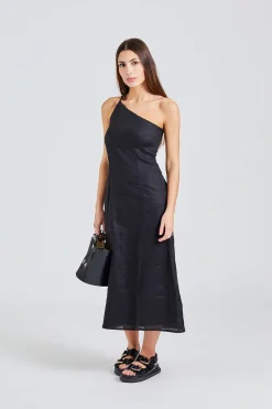 Soko Midi Dress Black