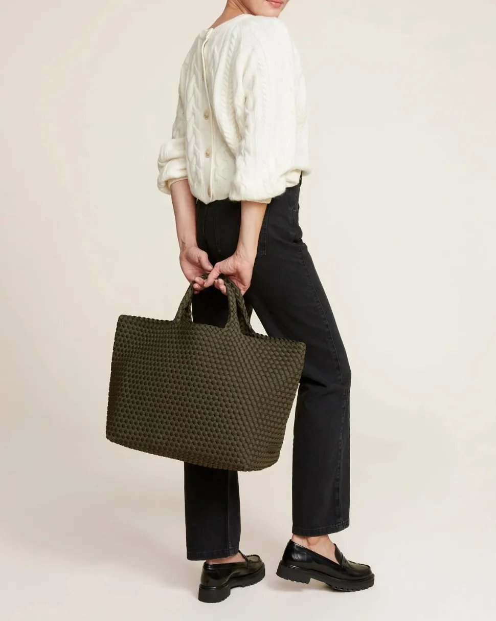 St Barths Large Tote Olive