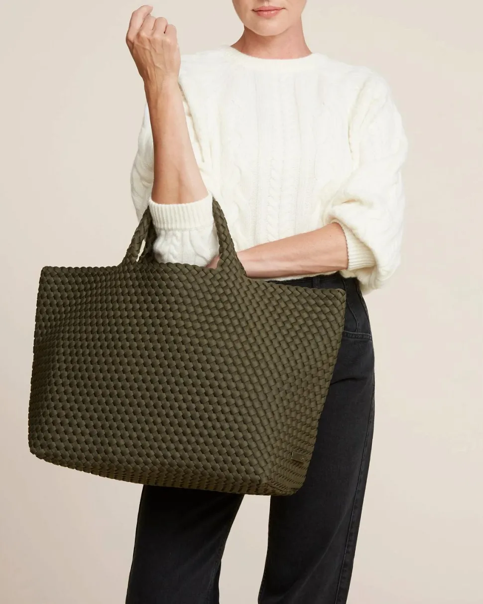 St Barths Large Tote Olive