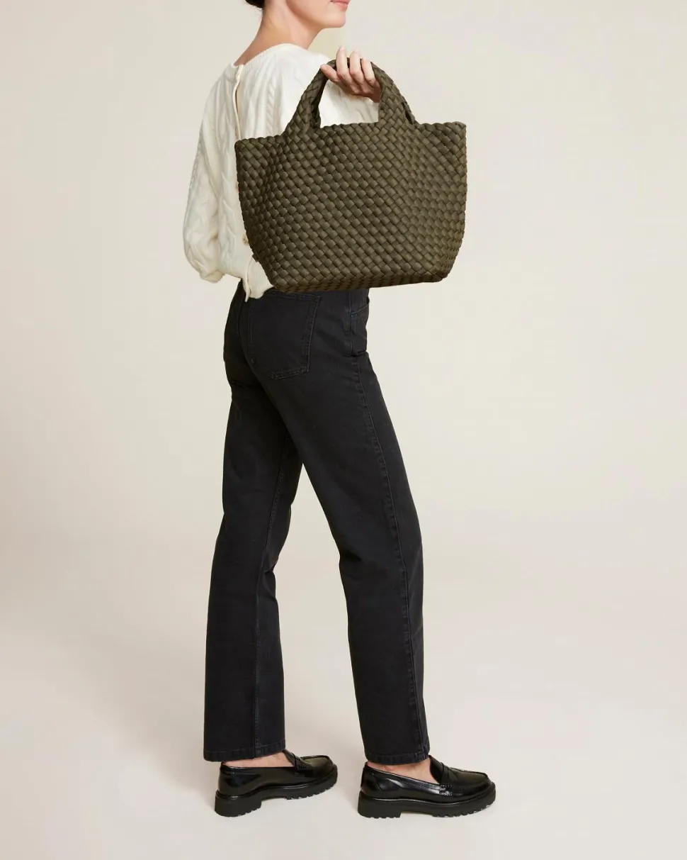 St Barths Medium Tote Olive