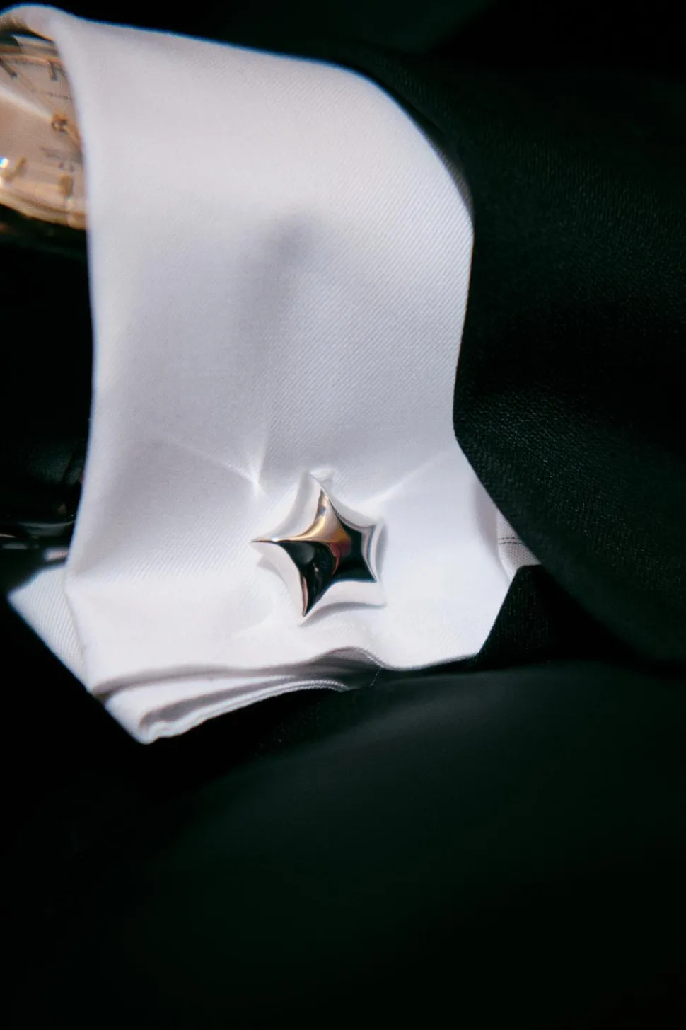 Star Cufflinks Silver