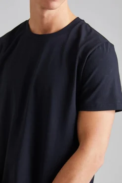 Stretch Cotton Tee Black