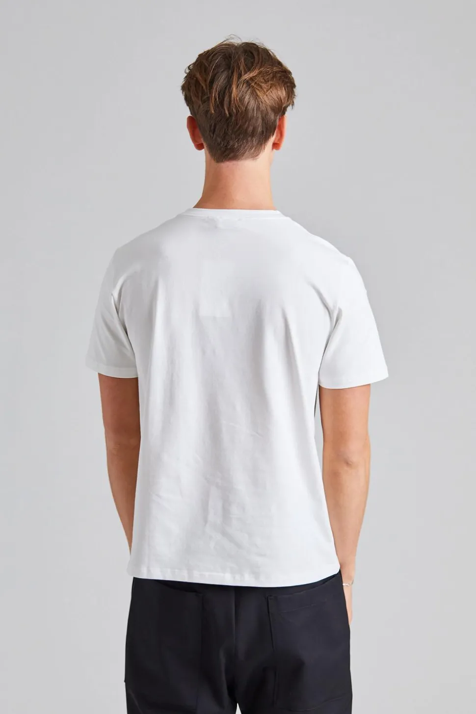 Stretch Cotton Tee White