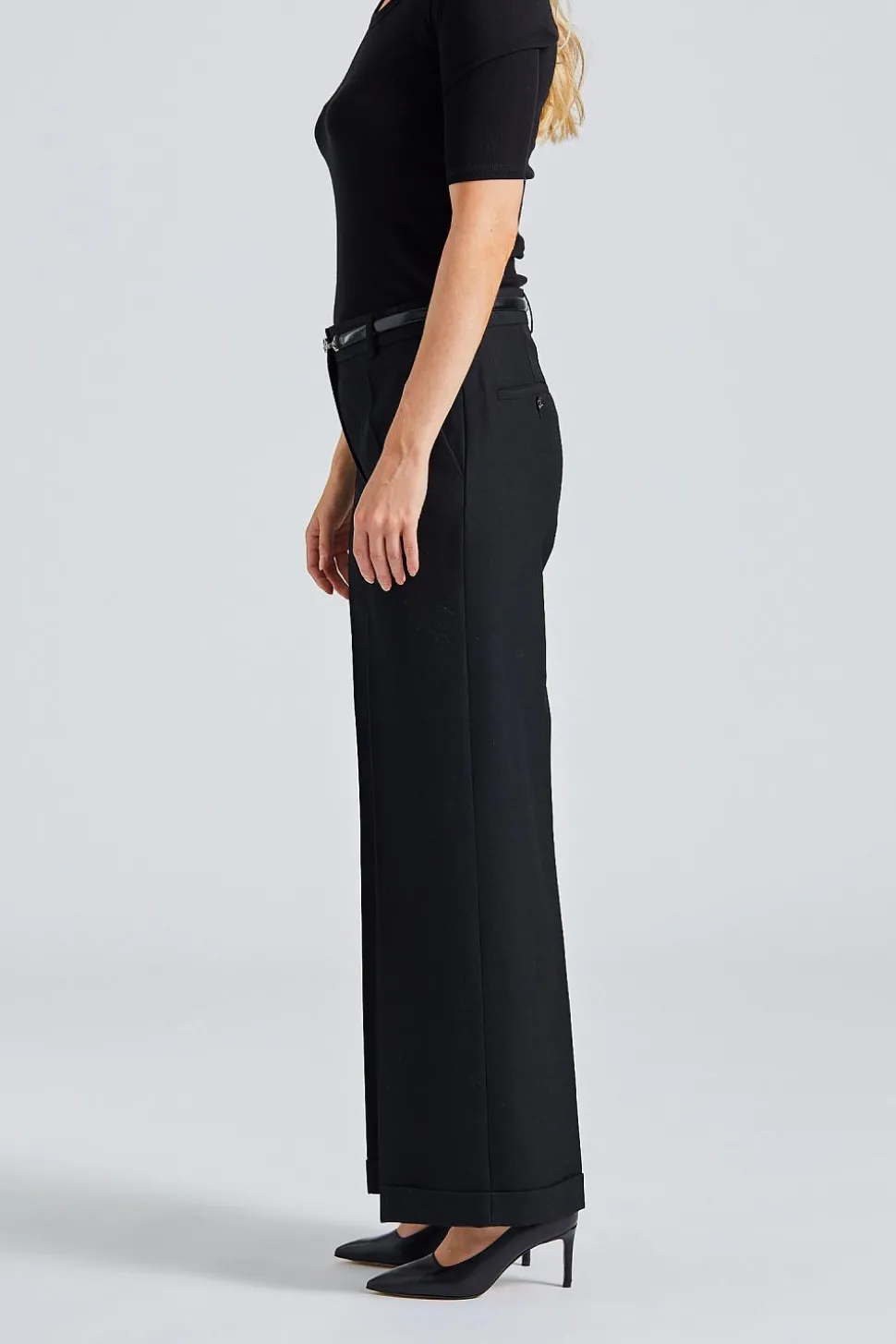 Tailored Suit Trousers Black