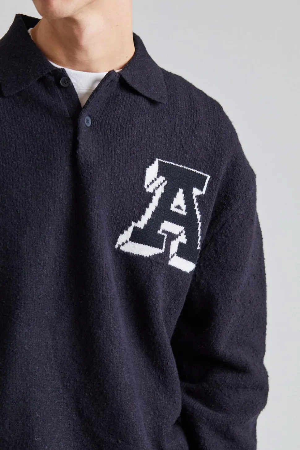 Team Polo Sweater Black