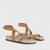 The Leather Chunky Sandal Tan