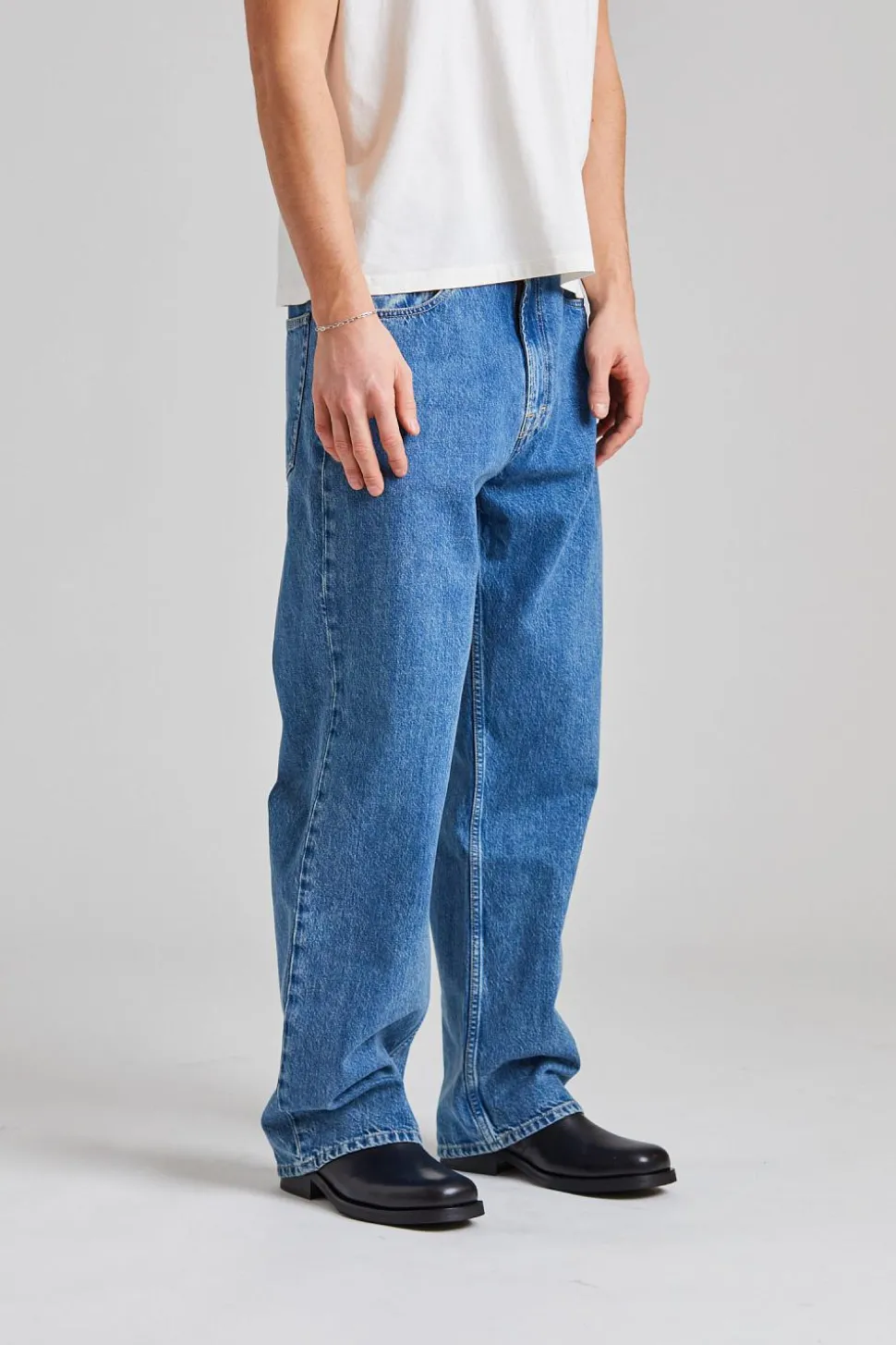 Third Cut Blue Tech Wash Denim