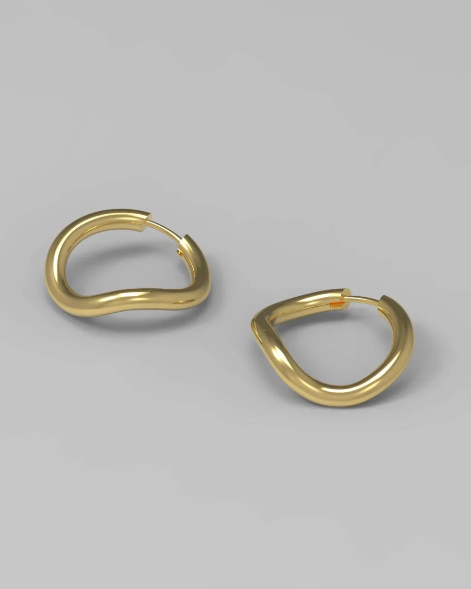 Thorn Hoop Round Plated