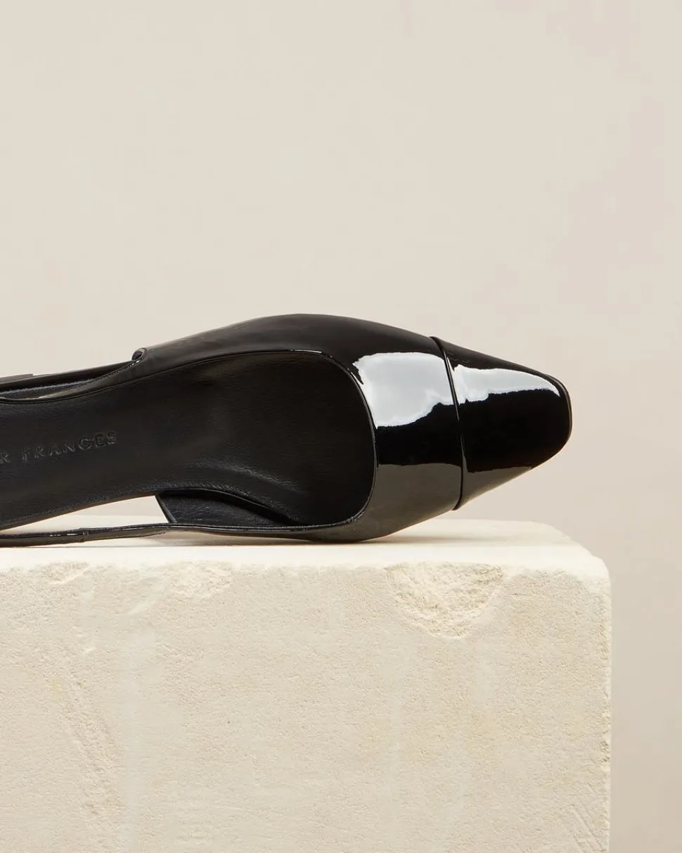 Tia Flat Black Patent