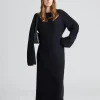Toulon Maxi Dress Jet Black