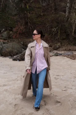 Trench Coat Khaki Beige