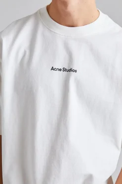 T-shirt Stamp Logo - Relaxed Fit Optic White FN-UX-TSHI000051