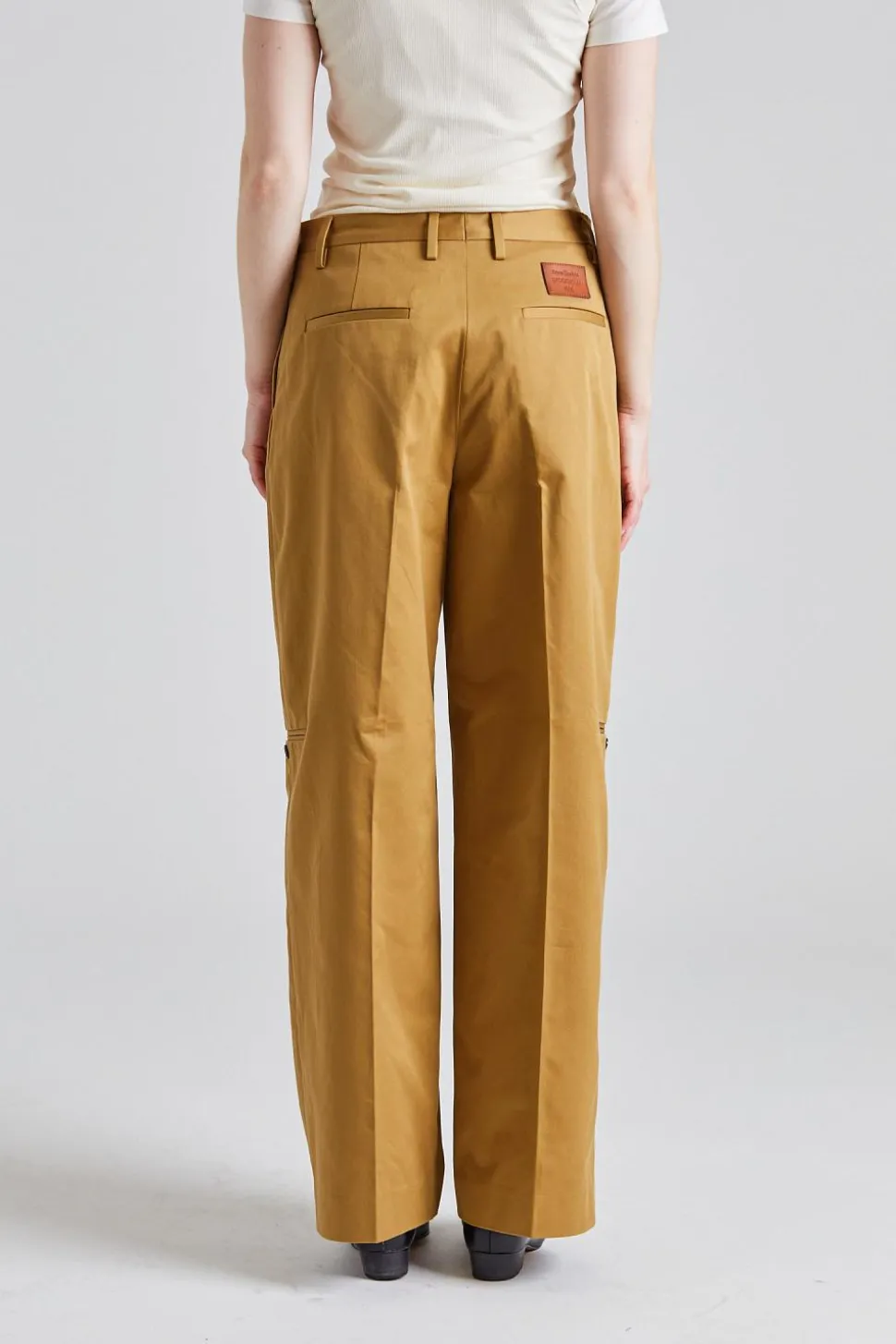Twill Trousers Faded Ochre FN-WN-TROU001338