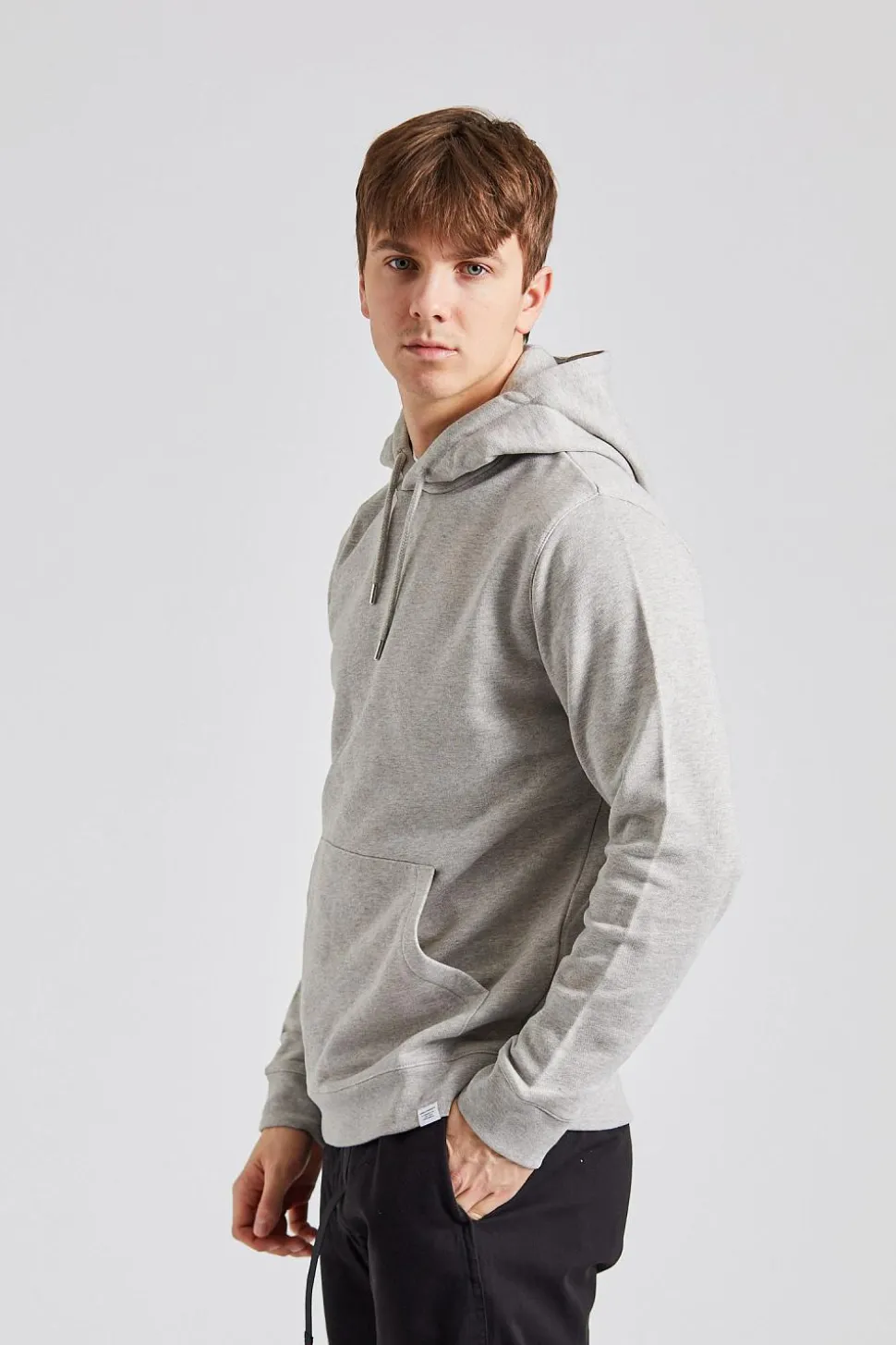 Vagn Classic Hood Light Grey Melange