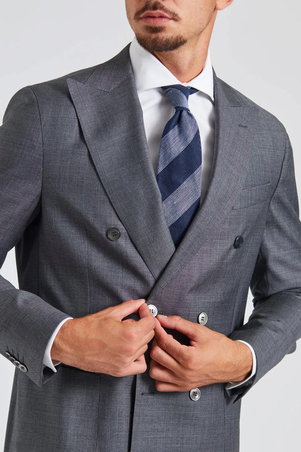 Vicenza Suit Grey Melange