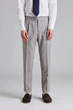 Vicenza Suit Tropical Pinstripe Sand