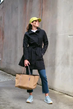 W Elektra Coat Black Storm
