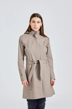 W Elektra Coat Driftwood