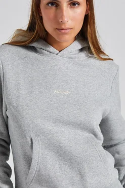 W Regular Hoodie Grey Mix