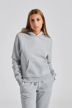 W Regular Hoodie Grey Mix