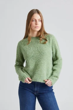 W Shaggy Brush Lambswool Sweater Jade's Dairy