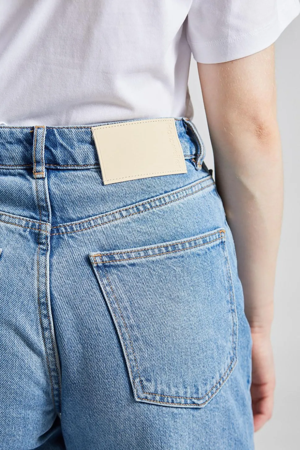 W Wide Jeans Lt Blue