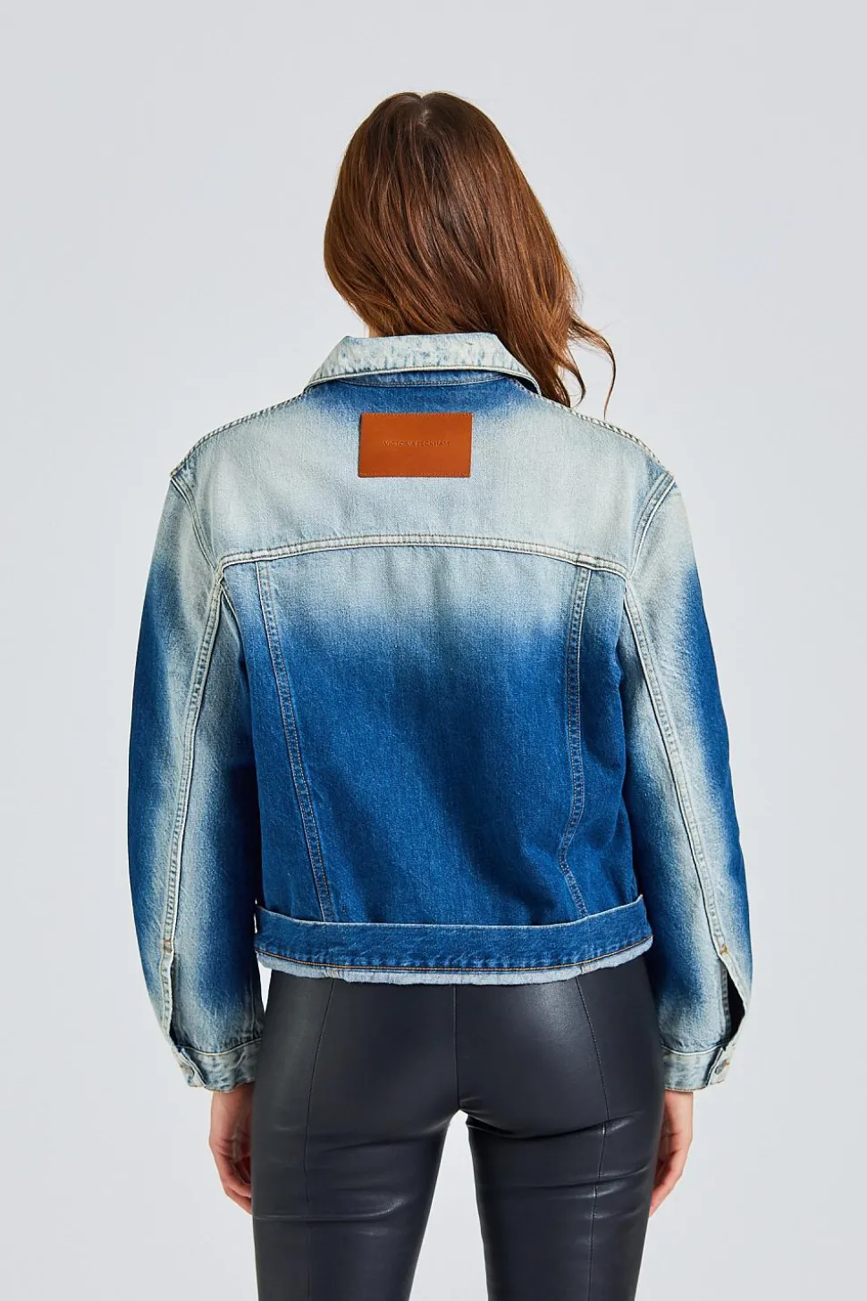 Waistband Detail Jacket Sun Bleach