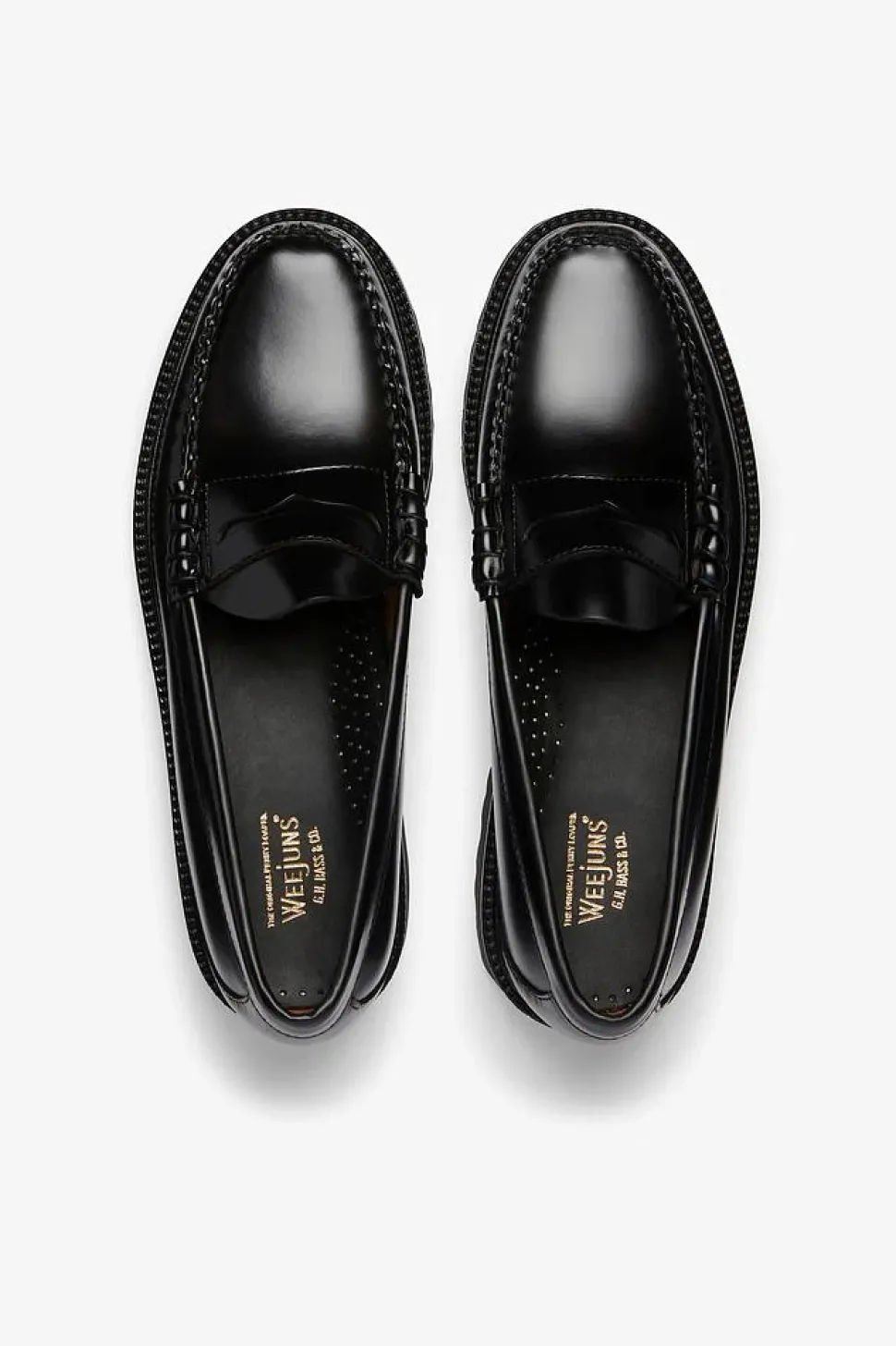 Weejun 90 Larson Penny Loafers Black