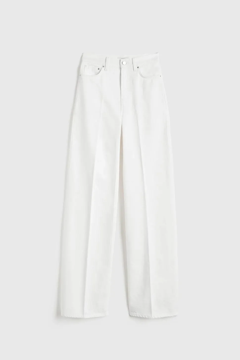 Wide Leg Denim White
