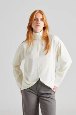 Willow Flap Bluse Ivory