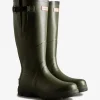 Womens Balmoral Tall Side Adjustable Dark Olive