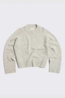 Wool Crew Lt Grey