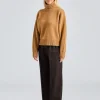 Wool Turtleneck Sweater Camel