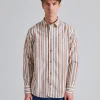 WWNico Shirt Stripe Silver Grey
