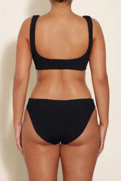 Xandra Bikini Crinkle Black